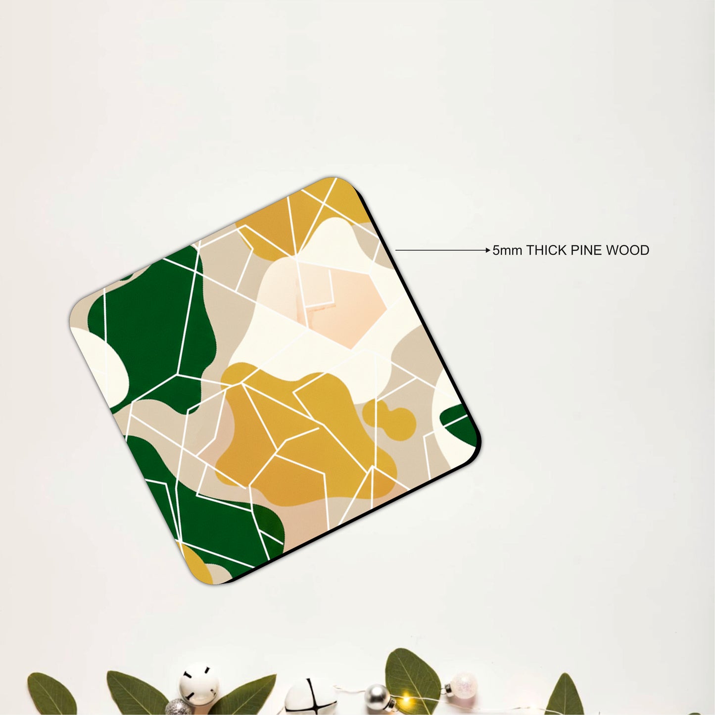 Contemporary Botanical Coasters Pack of 6