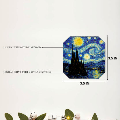 Celestial Night Coasters Pack of 6