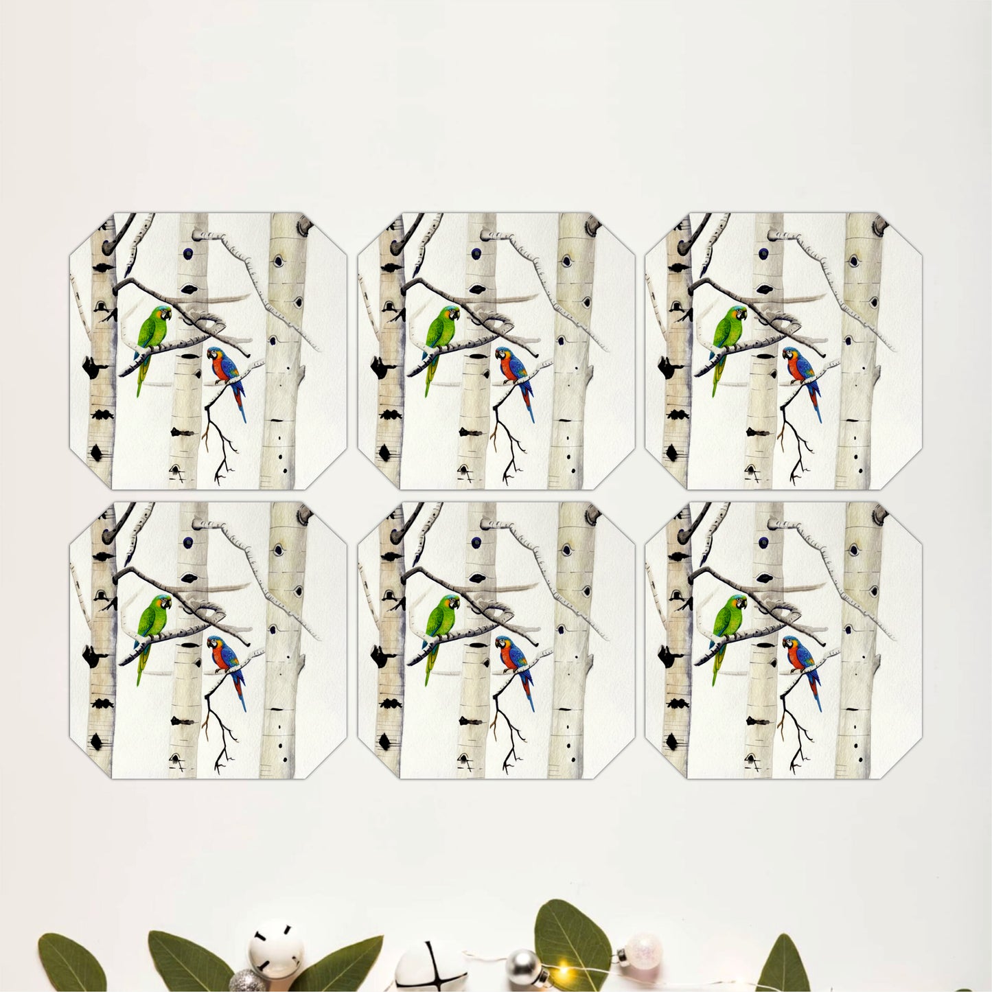 Woodland Birds Coasters Pack of 6