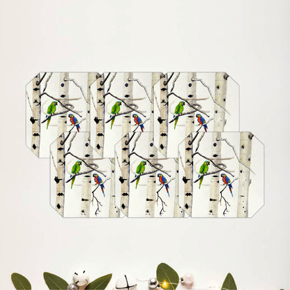Woodland Birds Coasters Pack of 6