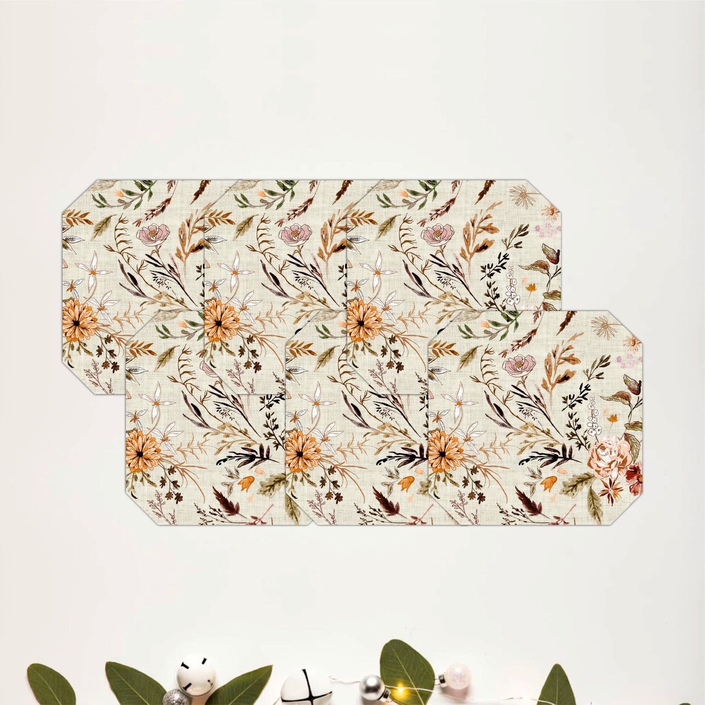 Countryside Blossom Coasters Set Of 6