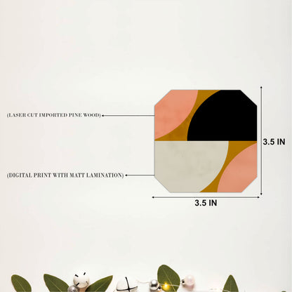 Minimal Arc Coasters Set Of 6