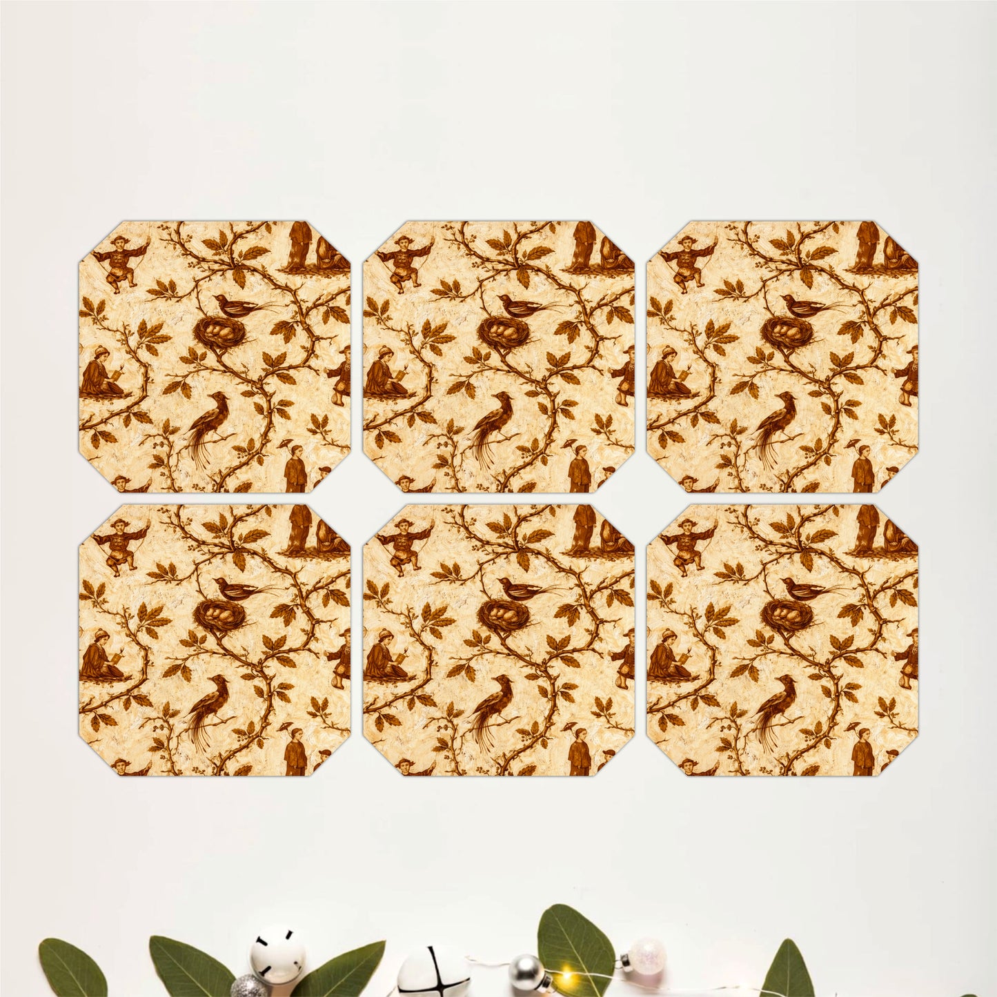 Heritage Birdsong Coaster Set Of 6