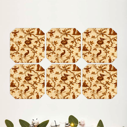 Heritage Birdsong Coaster Set Of 6