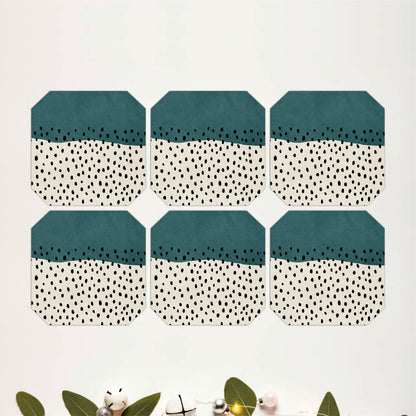 Deep Sea Speckle Coaster Set Of 6