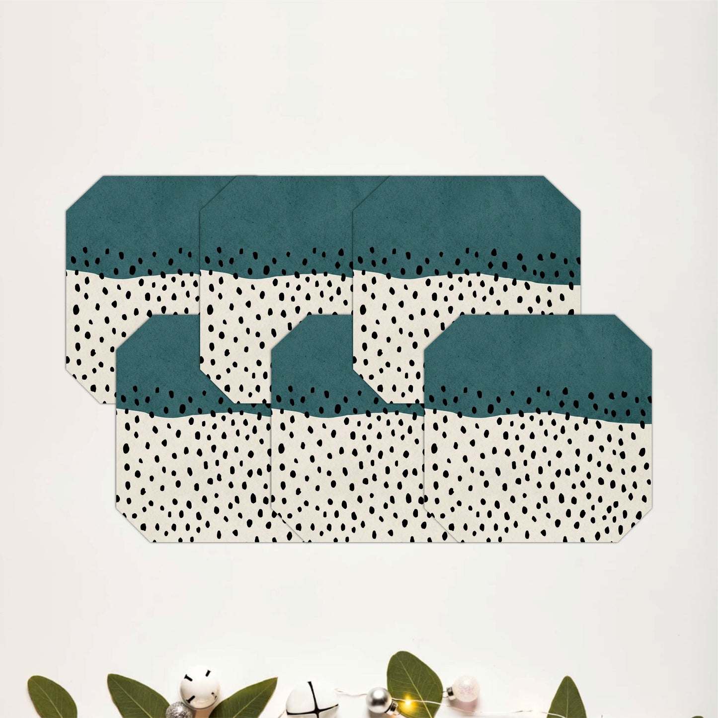 Deep Sea Speckle Coaster Set Of 6