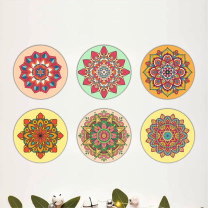 Royal Mosaic Wooden Coasters Set of 6