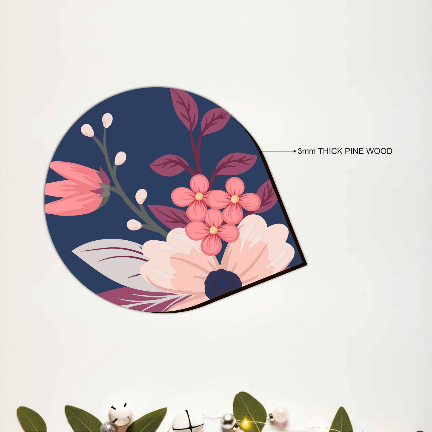 Garden Blossom Wooden Coasters Set of 6