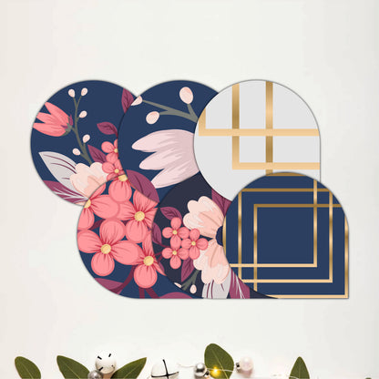 Garden Blossom Wooden Coasters Set of 6