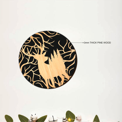 Woodland Wildlife Wooden Coasters Set of 6