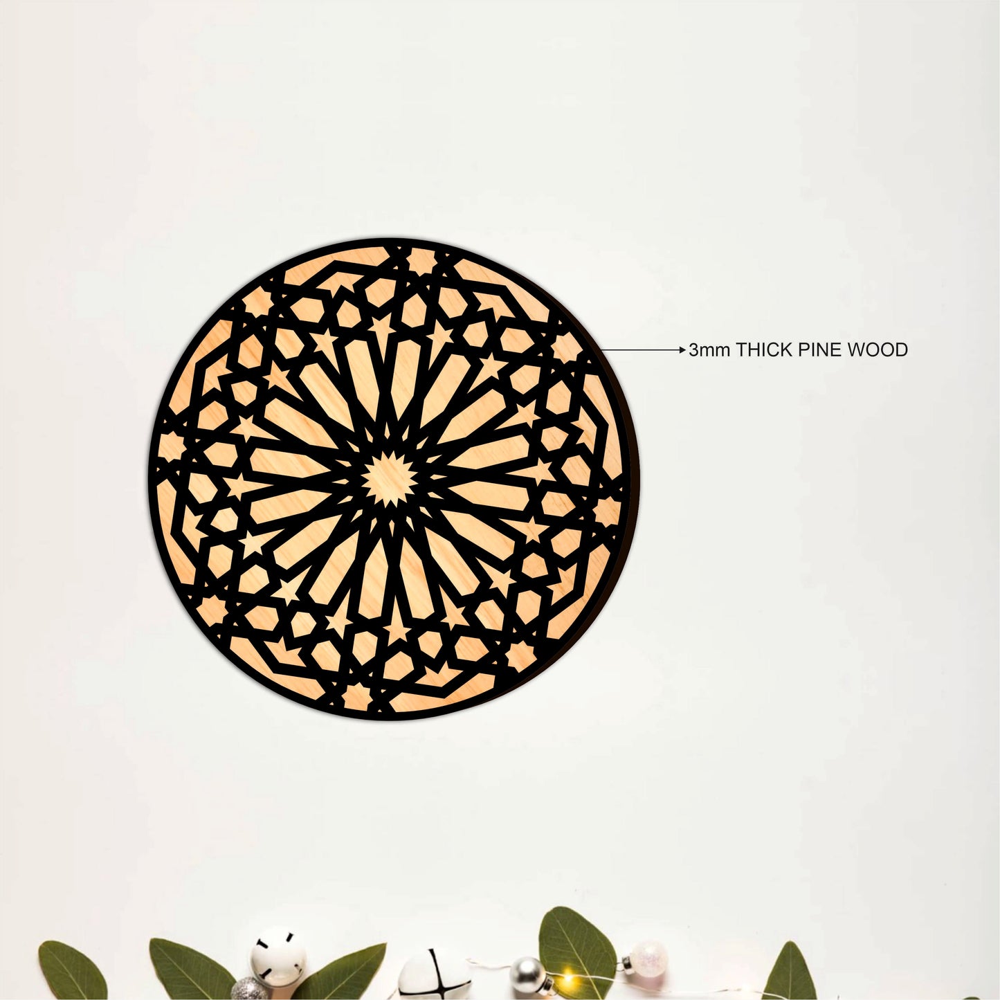 Contemporary Geometric Wooden Coasters Set of 6