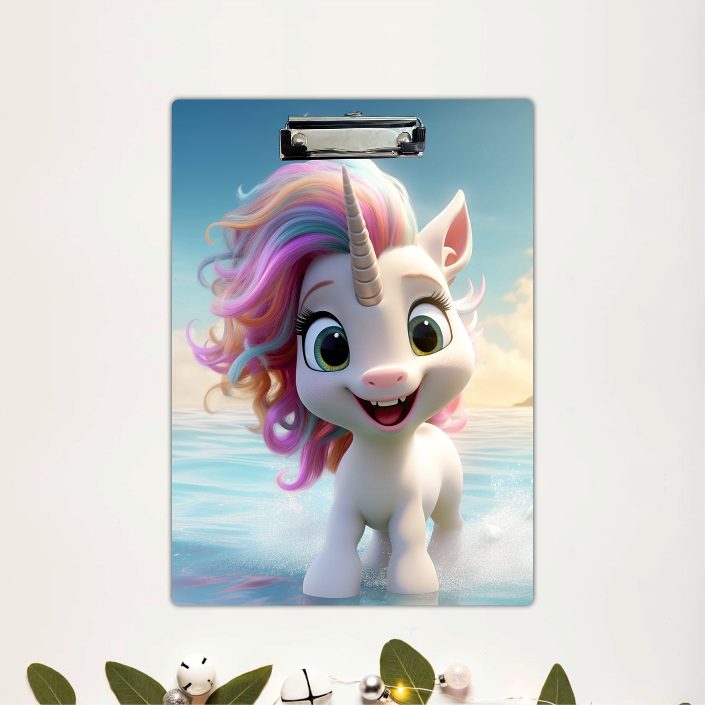 Cute Fantasy Character Illustration Clipboard