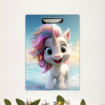 Cute Fantasy Character Illustration Clipboard