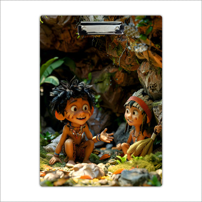 Forest Explorer Friends Clipboard – Cute Cartoon Artwork
