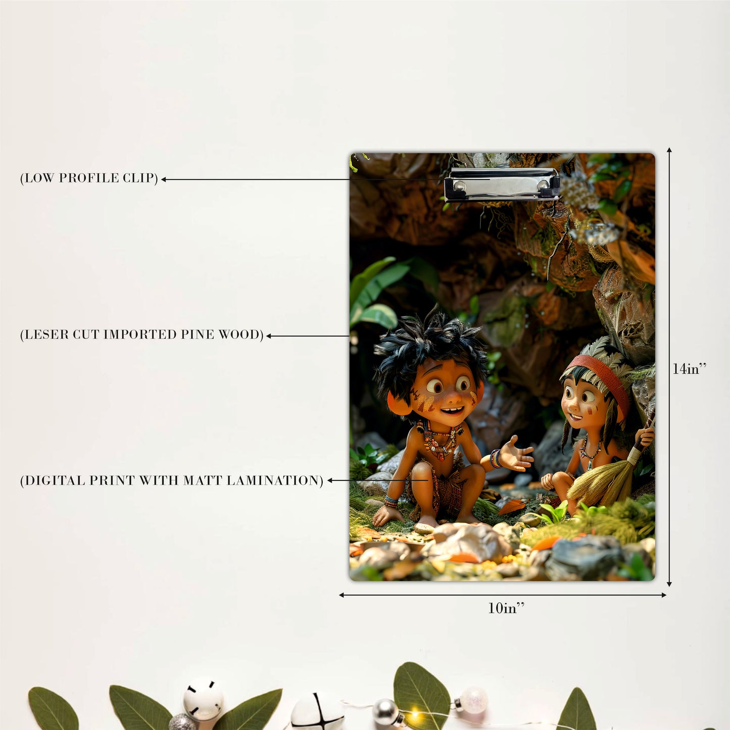 Forest Explorer Friends Clipboard – Cute Cartoon Artwork