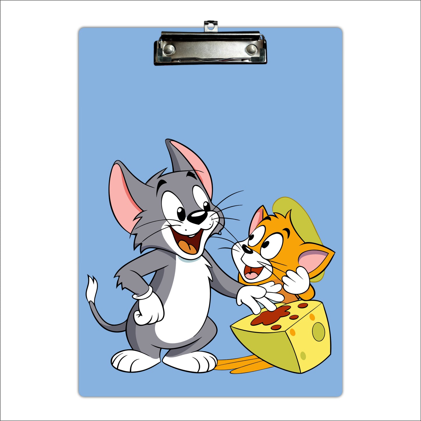Classic Cat & Mouse Cartoon Clipboard Vintage Animation Art