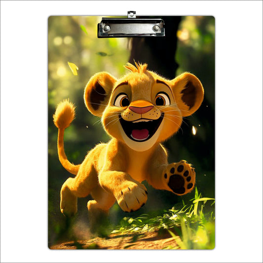 Cute Safari Lion Cub Writing Pad Clipboard
