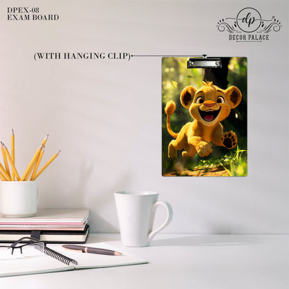Cute Safari Lion Cub Writing Pad Clipboard