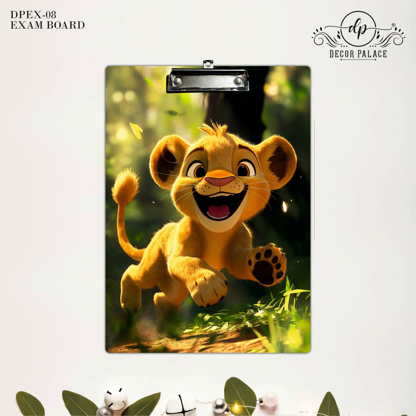 Cute Safari Lion Cub Writing Pad Clipboard