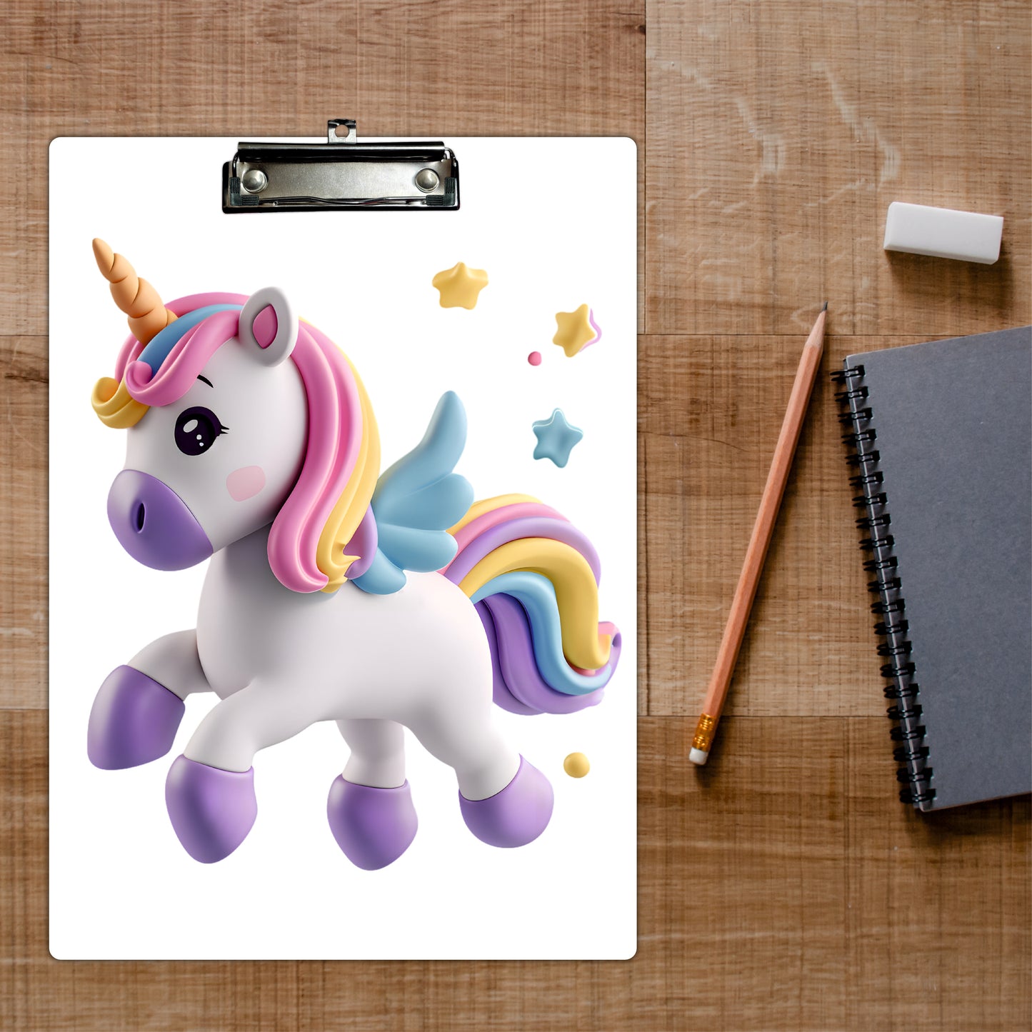 Magical Unicorn Writing Pad Clipboard