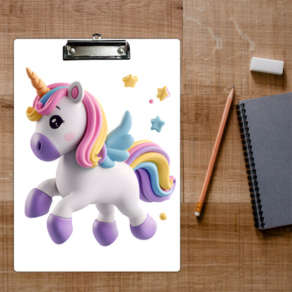Magical Unicorn Writing Pad Clipboard