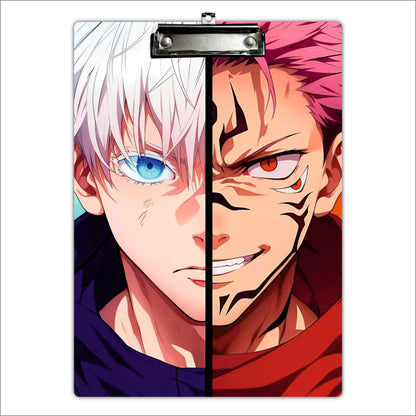 Anime Duo Face Writing Pad Clipboard