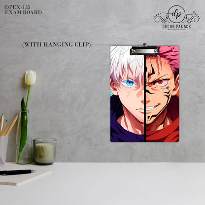 Anime Duo Face Writing Pad Clipboard