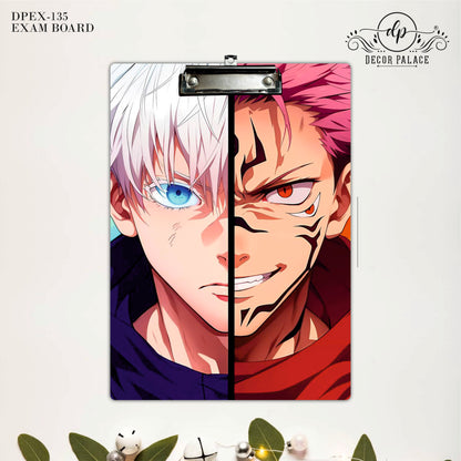 Anime Duo Face Writing Pad Clipboard
