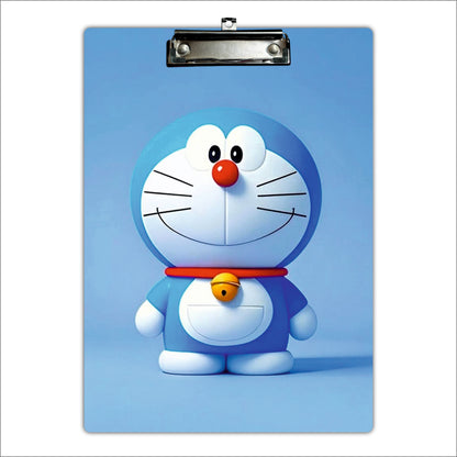 Happy Blue Cartoon Clipboard – Cute Character Artwork