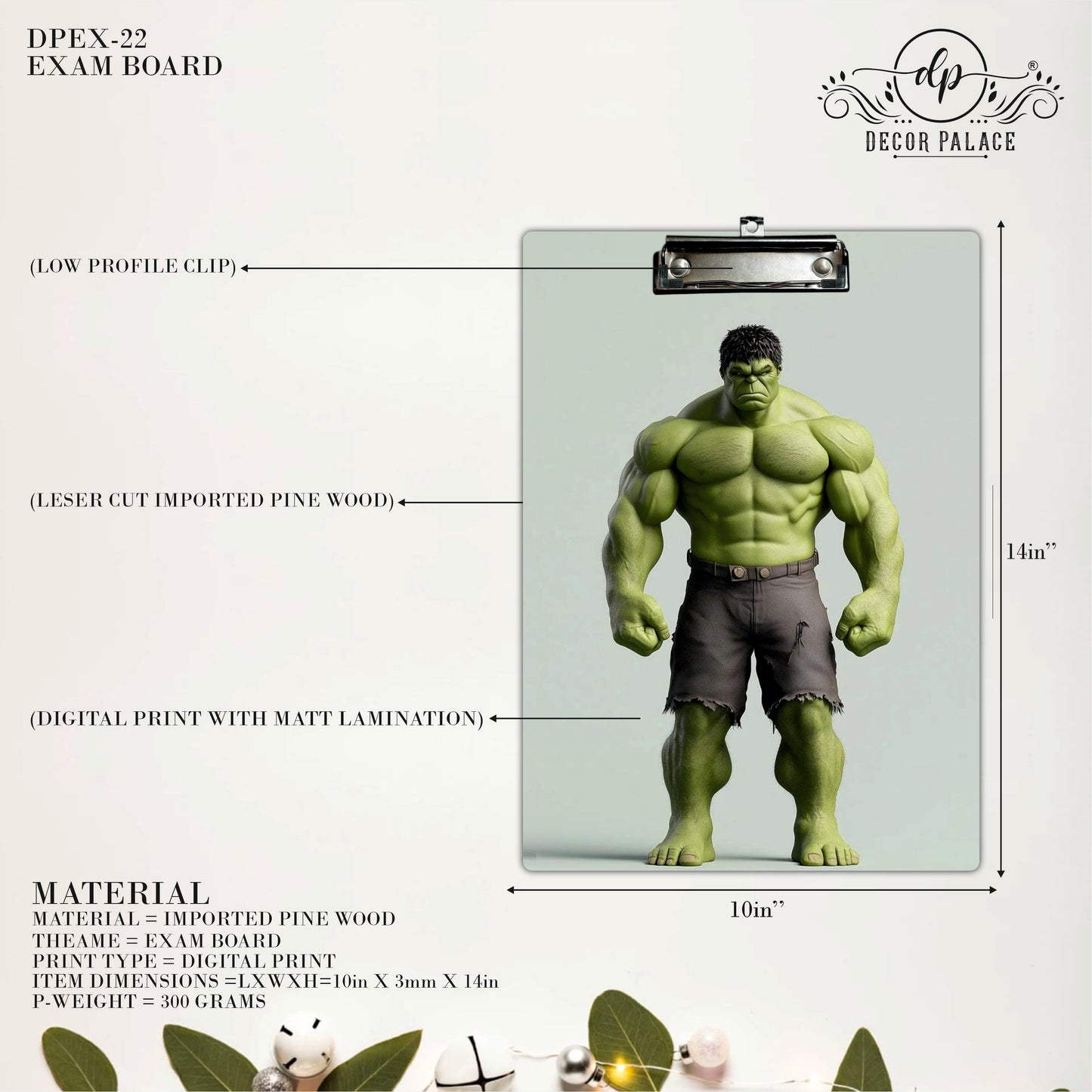 Power Hero Writing Pad Clipboard
