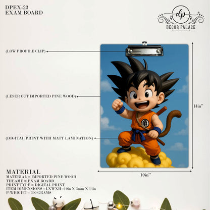 Anime Action Hero Writing Pad Clipboard