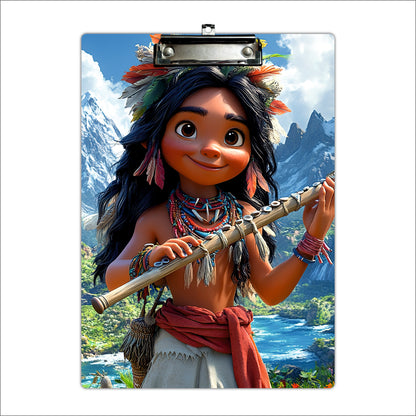 Beautiful Tribal Princess Writing Pad Clipboard