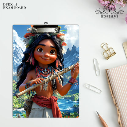 Beautiful Tribal Princess Writing Pad Clipboard