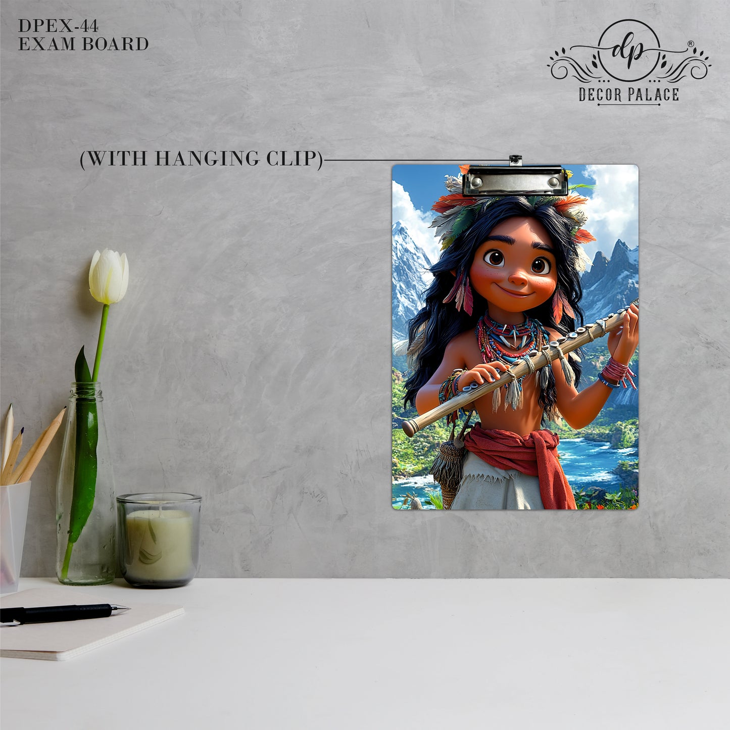 Beautiful Tribal Princess Writing Pad Clipboard