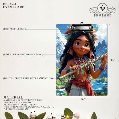 Beautiful Tribal Princess Writing Pad Clipboard
