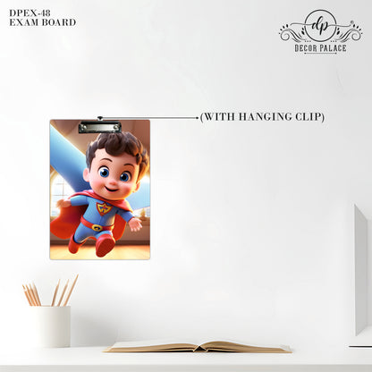 Superhero Boy Character Writing Pad Clipboard
