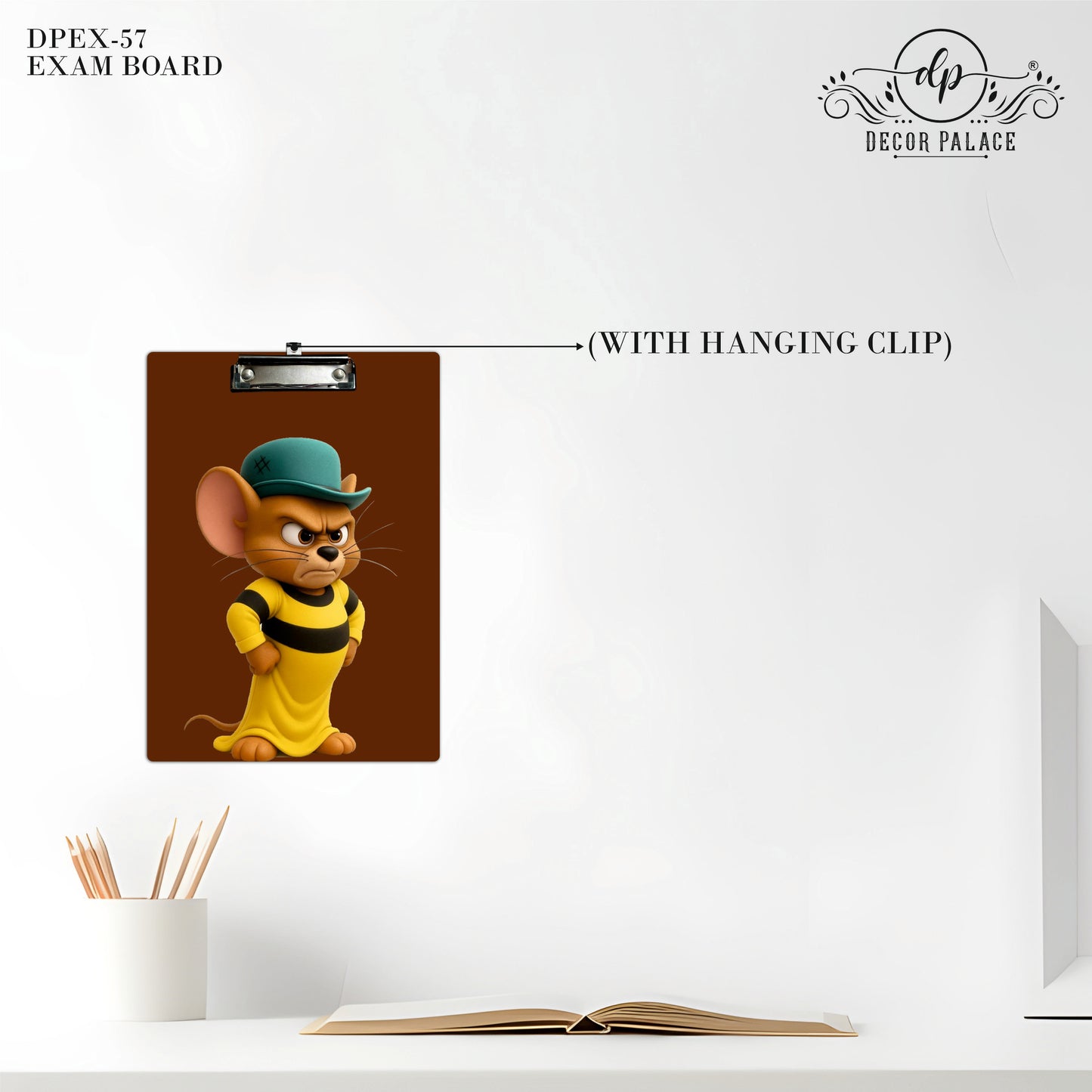 Little Hero Mouse Clipboard – Animated Character Design