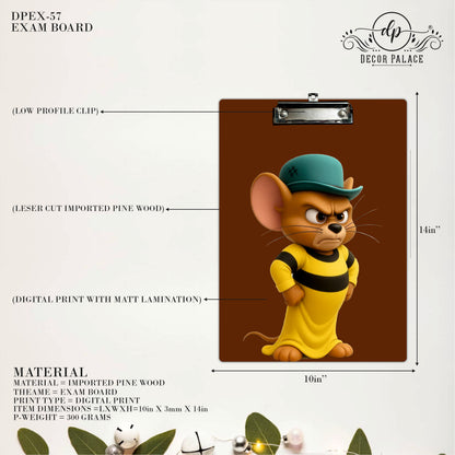 Little Hero Mouse Clipboard – Animated Character Design