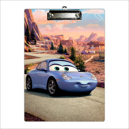 Cartoon Sports Car Clipboard – Adventure Road Art