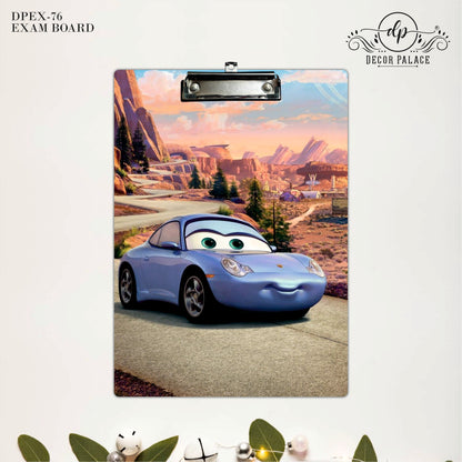 Cartoon Sports Car Clipboard – Adventure Road Art