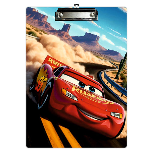 Racing Car Adventure Clipboard – Speed Champion Artwork