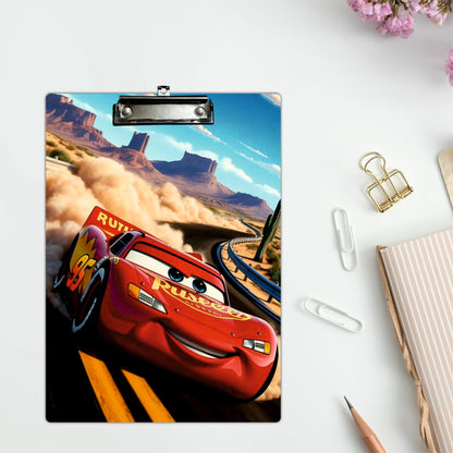 Racing Car Adventure Clipboard – Speed Champion Artwork