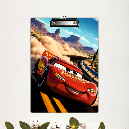 Racing Car Adventure Clipboard – Speed Champion Artwork