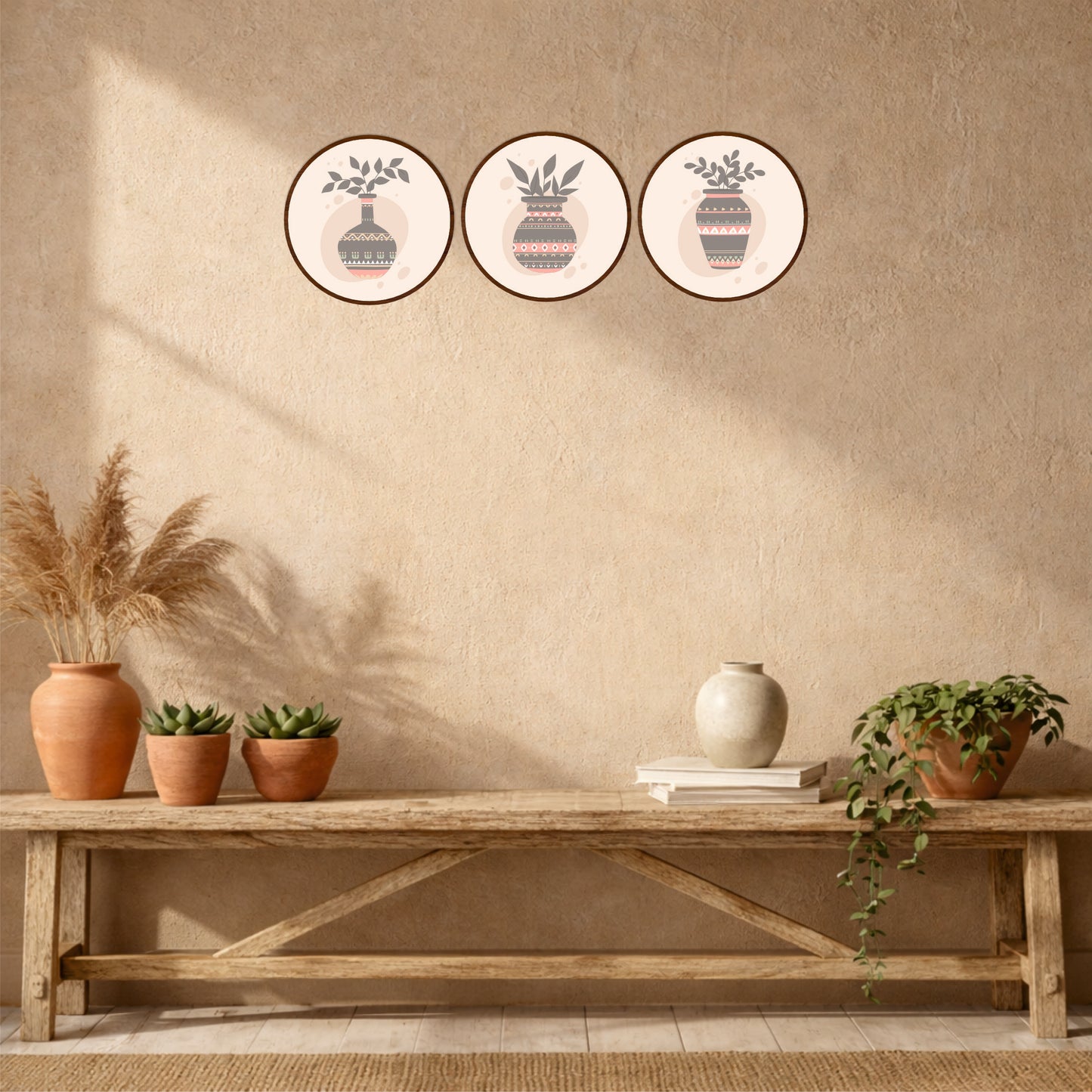 Minimal Boho Vase Wall Art