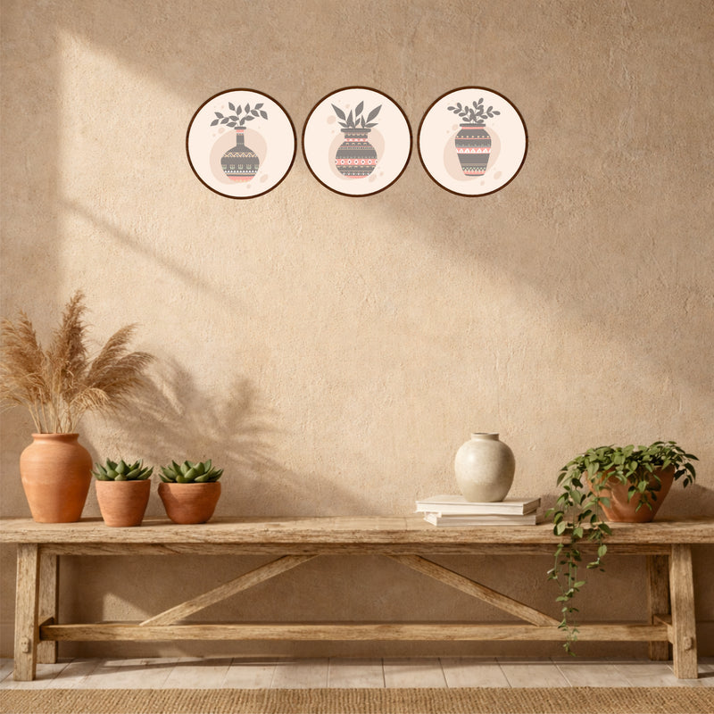 Minimal Boho Vase Wall Art