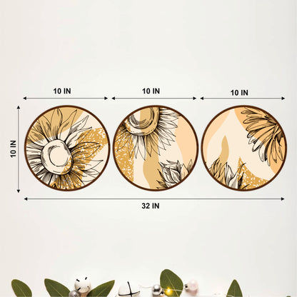 Sunflower Bloom Trio
