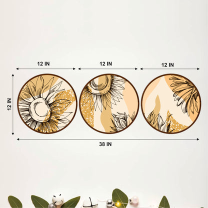 Sunflower Bloom Trio