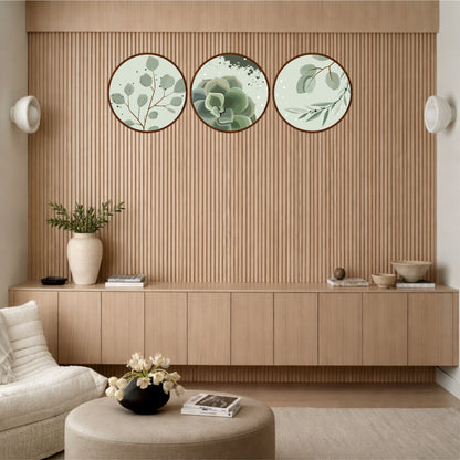 Sage Botanical Wooden Wall Art