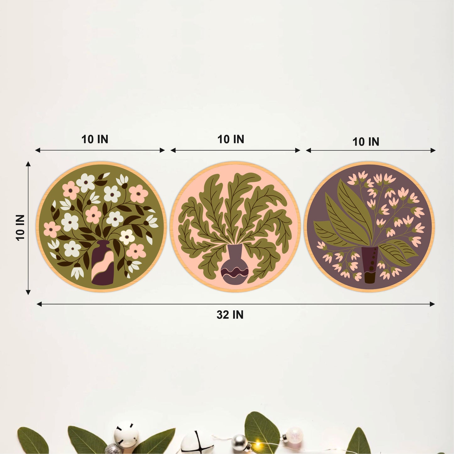 Vintage Botanical Wooden