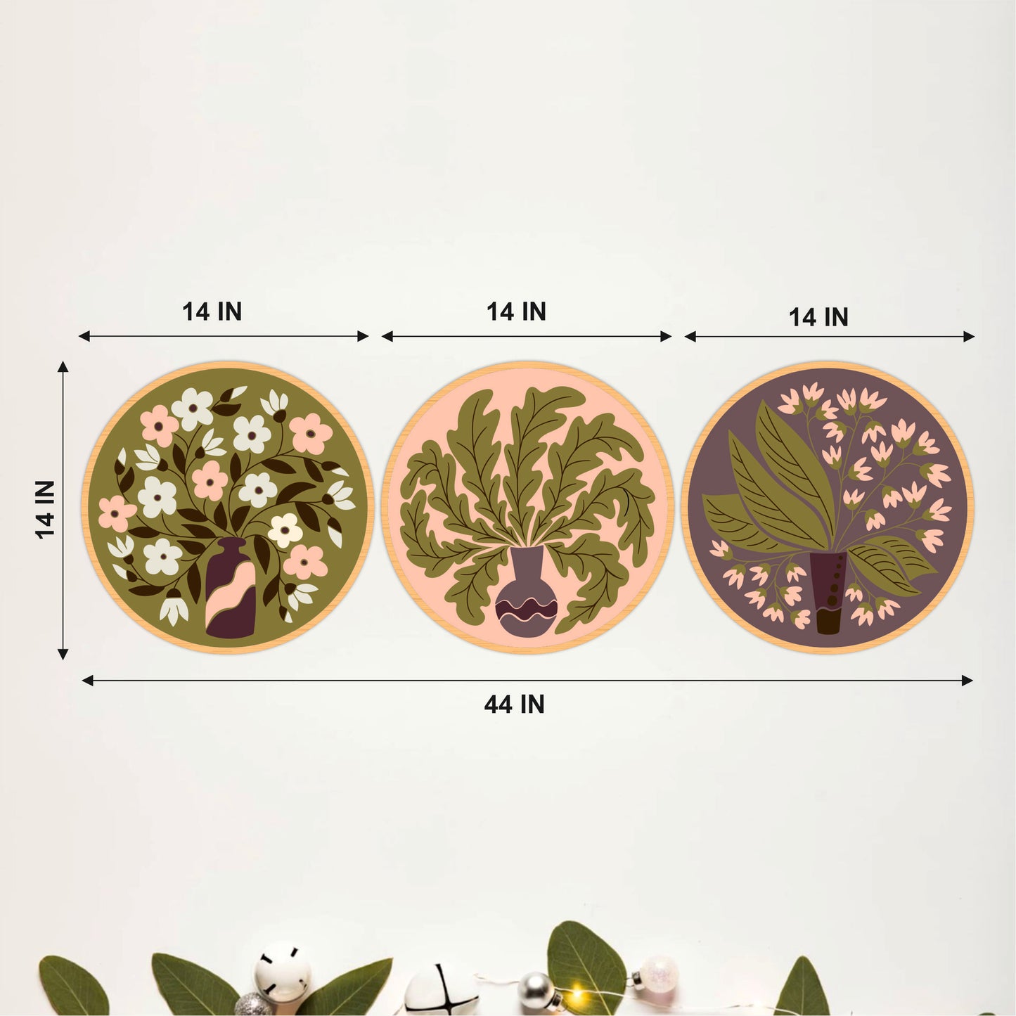 Vintage Botanical Wooden